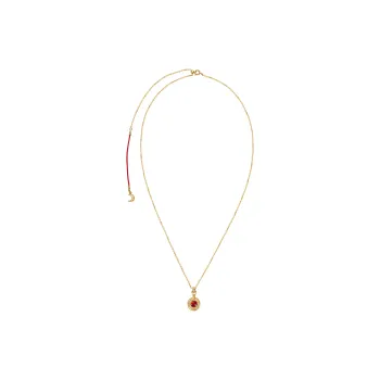 Aurozia 925 Sterling Silver Gold Plated/White Gold Necklaces Women's