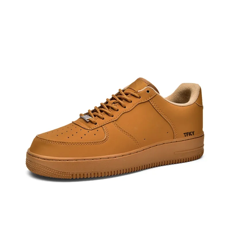 TFKY Skateboard Shoes Unisex Low Top All White/Milk Coffee/Wheat/Chameleon Color Changing In Sunlight/Black-0
