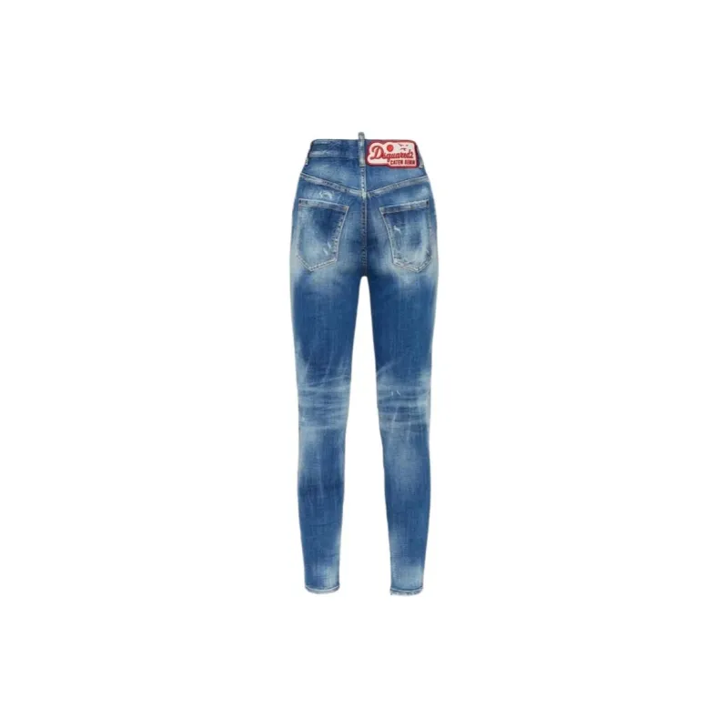 DSQUARED 2 High Waist Twiggy Jeans-1