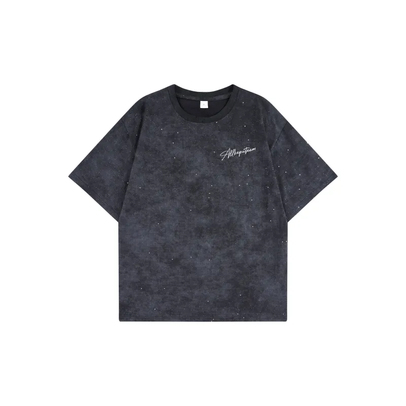 Kepu T-Shirt Unisex Navy Blue With Red Print-7