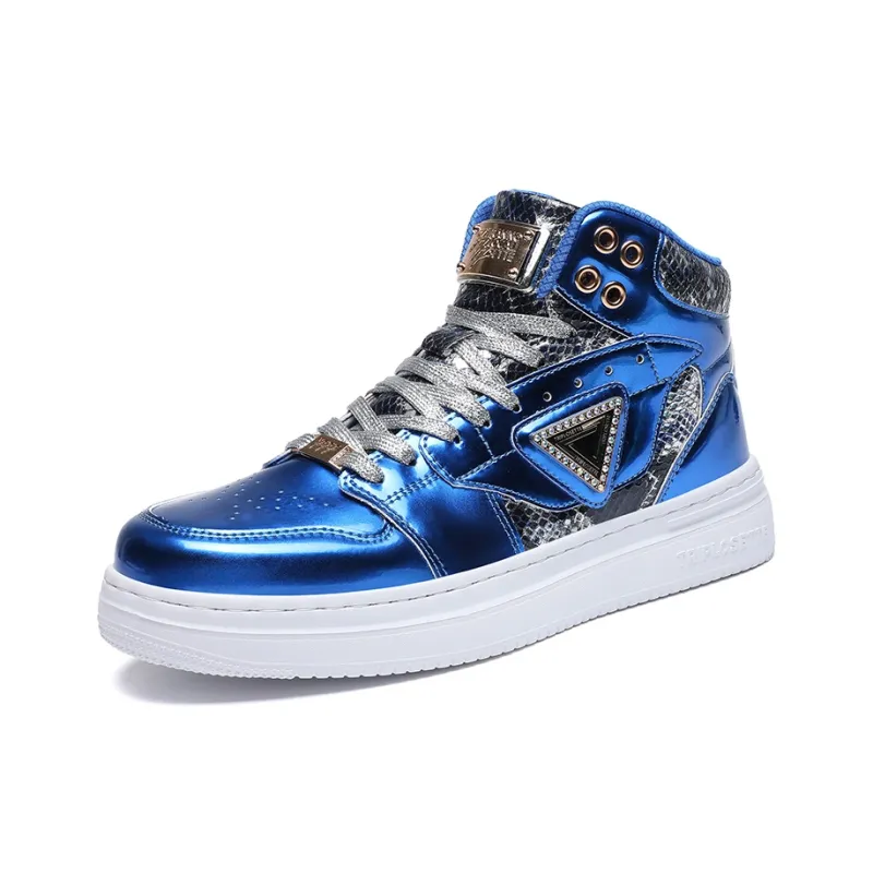 AMICNIEGD Breathable Anti Slip And Wear Resistant High Top Skateboard Shoes Unisex-1