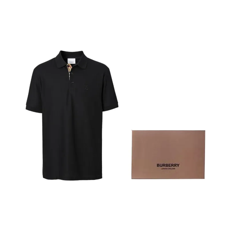Burberry Monogram Motif Cotton Piqué Polo Shirt-4