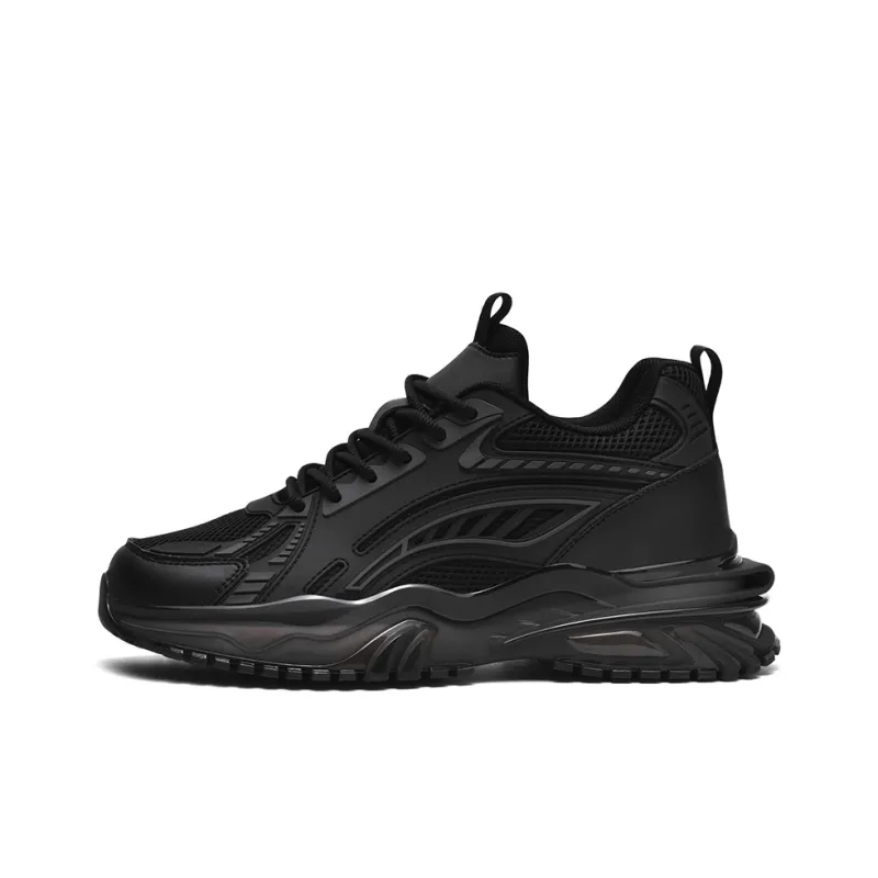 OFFER-AITR Cushioned Slip-Resistant Abrasion-Resistant Low-Top Chunky Sneakers Men's-0