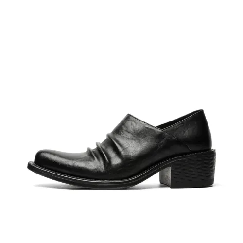 MODENGPAN Men's Casual Shoes Men's Black