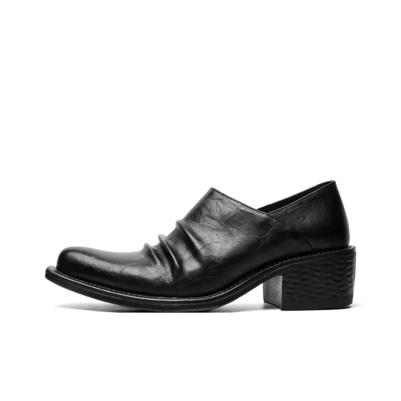 MODENGPAN Men's Casual Shoes Men's Black-0
