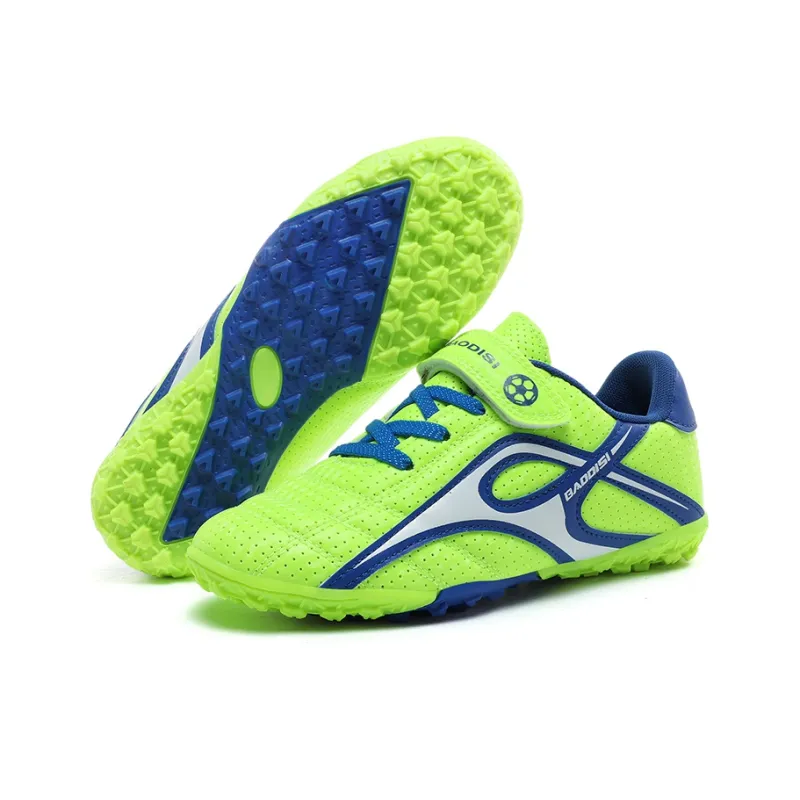 QIUTEXIONG Soccer Shoes Unisex Low Top White/Gold/Red/Green/Black-14