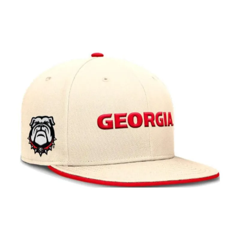 Nike Georgia Bulldogs Primetime True Men's Nike Dri FIT College Fitted Hat-0