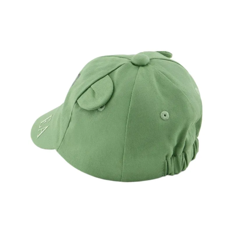 EMPORIO ARMANI Cotton Baseball Caps Kids' Green-1