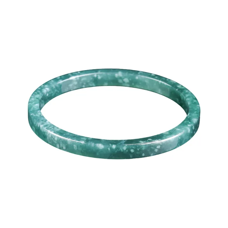 Jade Is Boundless Glutinous Jade Jadeite Bangles Women's-0