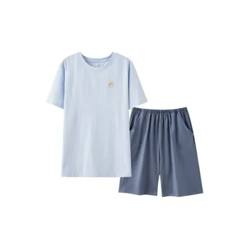 GOSO Pajama Set Men's Aqua Blue