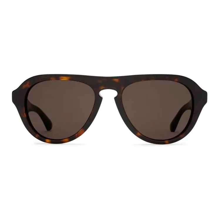 Burberry Acetate Metal Irregular Shape Sunglasses Unisex Tortoiseshell-0