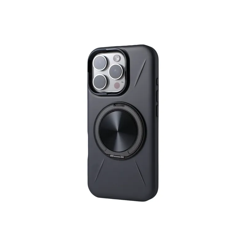 DEPA PC Material Rotating Stand Magnetic Phone Cases Compatible With Apple 12 16 Collection Minimalist-3