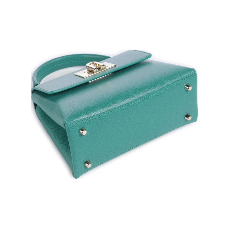 Furla 1927 Collection Grain Leather One Shoulder Handbag Mini Women's Jadeite Green-2