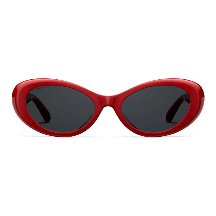 PARZIN Plate Frame Cat Eye Sunglasses Women's-9
