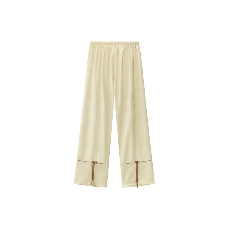 Shanghai Story Pajama Set Women's Light Beige Yellow-3
