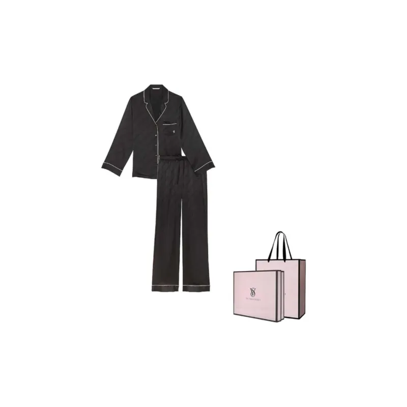 Victoria's Secret Heartbeat Selection 24 Major Shows Collection THE MIX Pajama Set Women's Black-3
