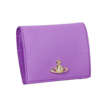 Vivienne Westwood Leather Wallet Women's Purple