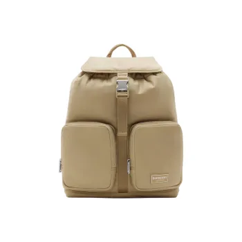 Burberry Polyamide Backpack Medium Size Men's Honey Gold