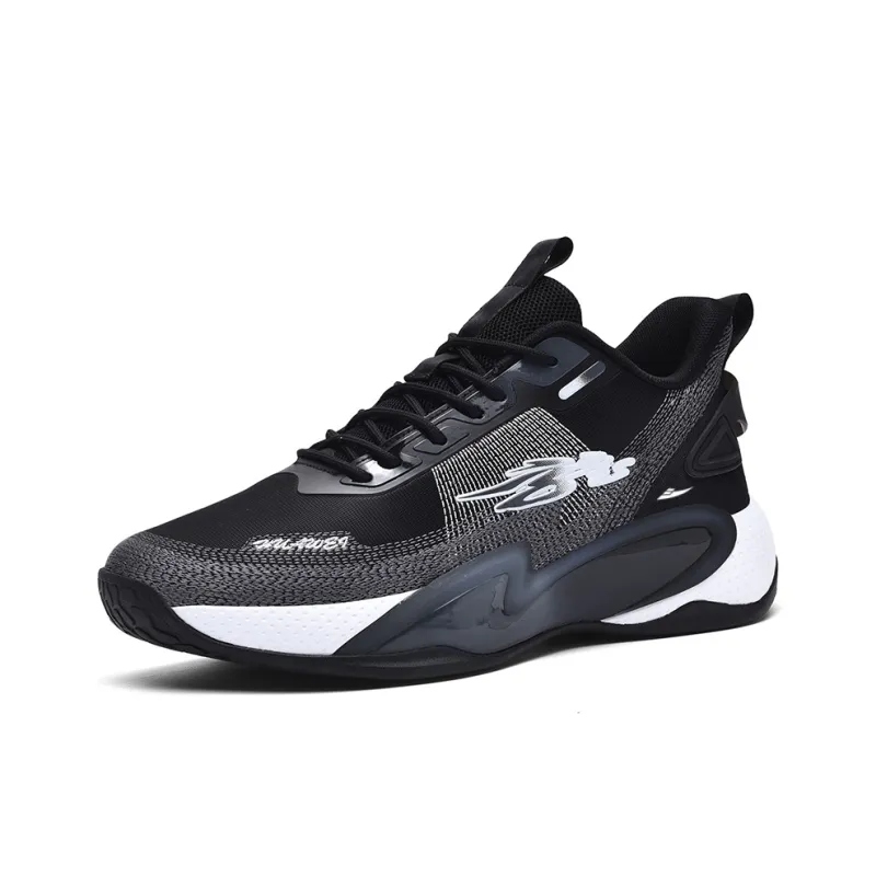 Kuding Cushioning Anti-Slip And Wear-Resistant Breathable Rebound Mid-Top Basketball Shoes Unisex-1