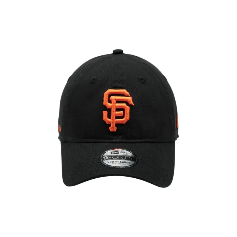 New Era Cotton Baseball Caps Kids' Black-1