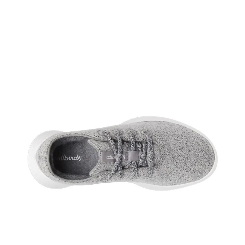 Allbirds Wool Runner Shock Absorbers Low Top Running Shoes Women's Medium Gray-1