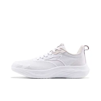 361° Cushioned Breathable Slip Resistant Low Top Casual Running Shoes Women's White Purple