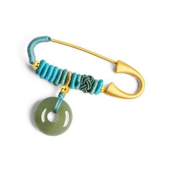 YINXIANGMOU Pendants Pale Greenish White Jade Unisex