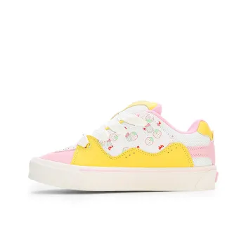 GLO BULL Coverage Wear Resistant Lightweight Breathable Slip Resistant Low Top Skateboard Shoes Unisex Beige Pink