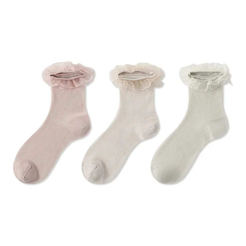 JIAZINI Mid-Calf Socks Women's 3 Pack-21