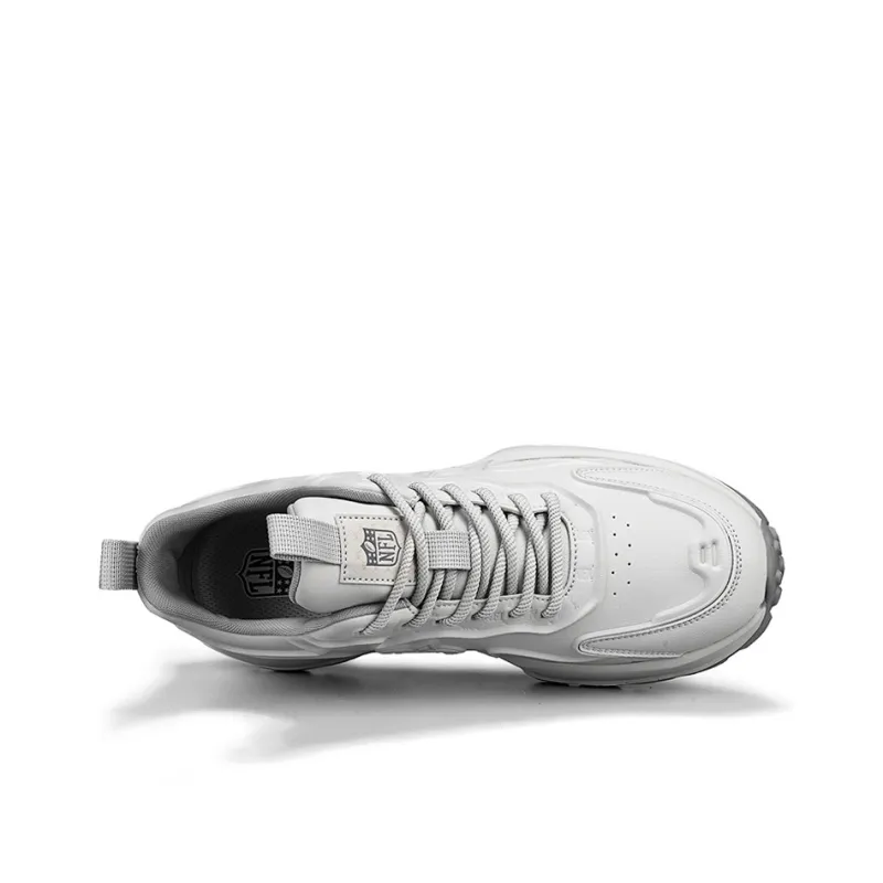 NFL New Orleans Saints Wrapping, Wear Resistant And Non Slip Low Top Casual Shoes Men's Gray-3