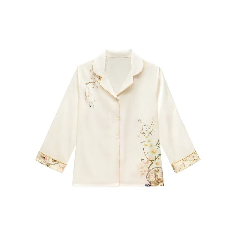 Shanghai Story Pajama Set Women's Beige-4