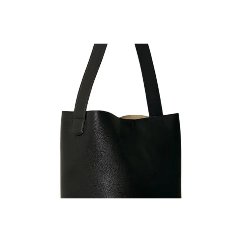 FRENZLAUER Leather Handbag Shoulder Bag Women's Black-4