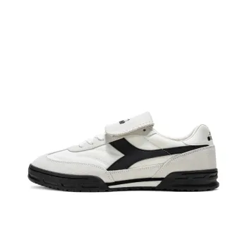 Diadora Cushioning Low-Top Skateboard Shoes Unisex White Black