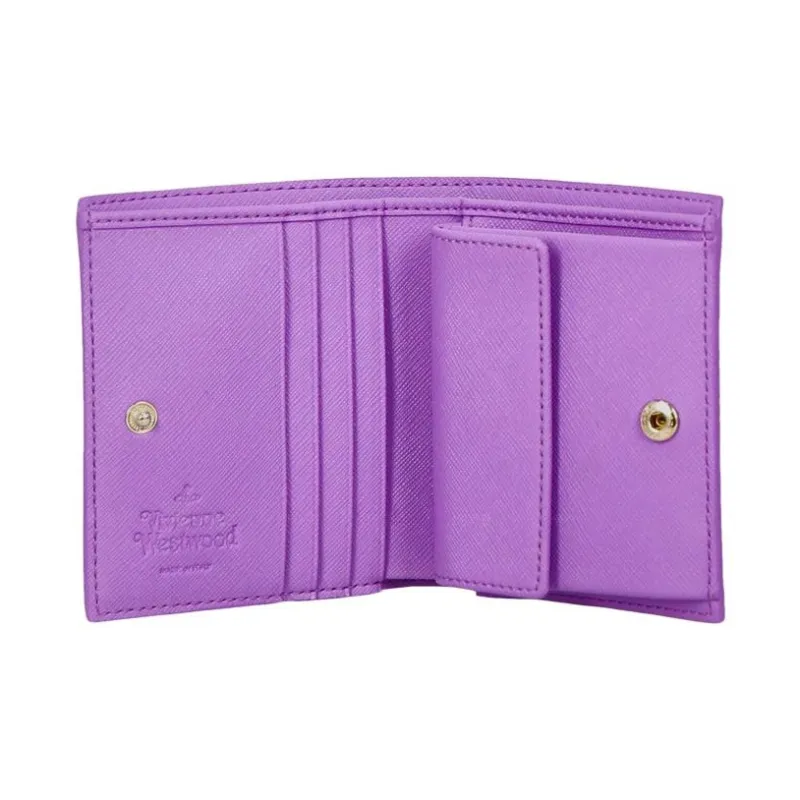 Vivienne Westwood Leather Wallet Women's Purple-2