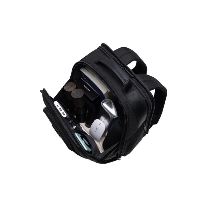 HLA Polyester Backpack Large Size Unisex Black-4