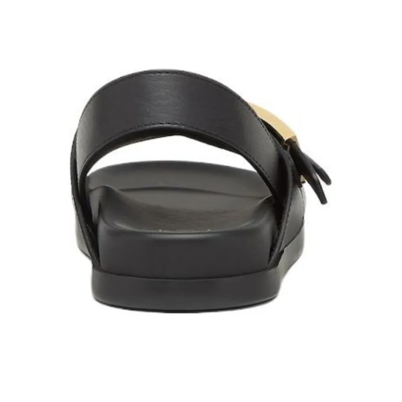 FENDI Feel Strap Sandals Women's Black-4