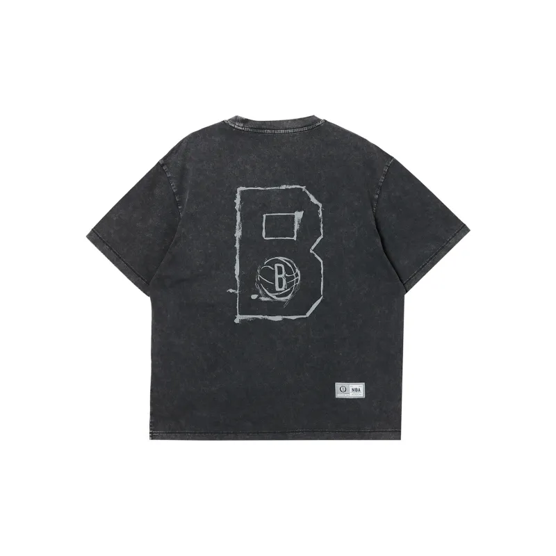 JACK JONES· JACK & JONES X NBA Co branded Brooklyn Nets T Shirt Men's-1