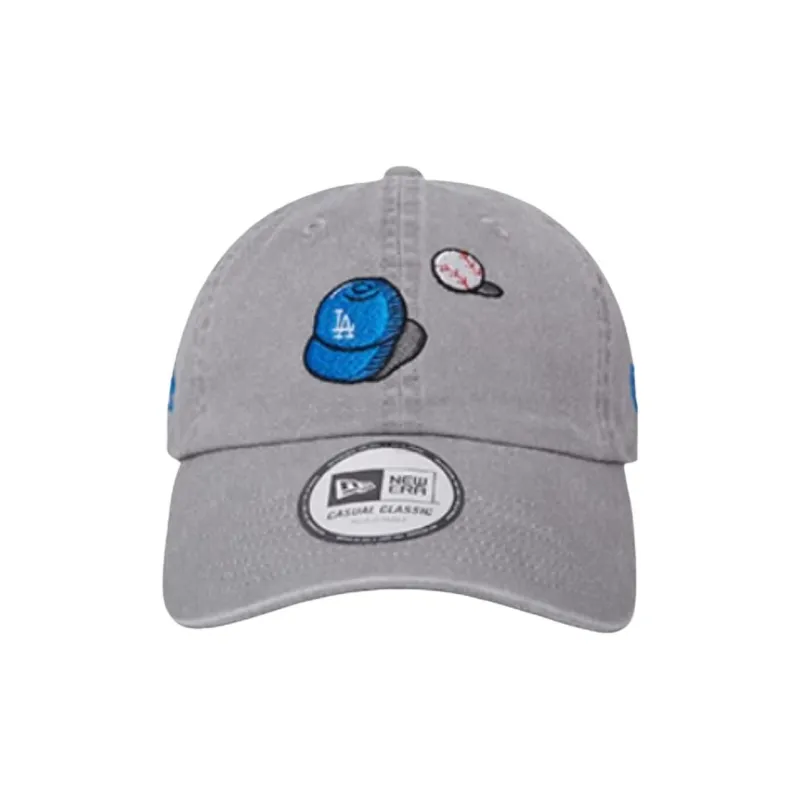 New Era Cotton Baseball Caps Unisex Gray-1