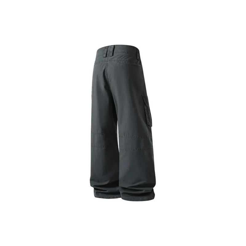 ADOONGA Cargo Pants Unisex Black-7