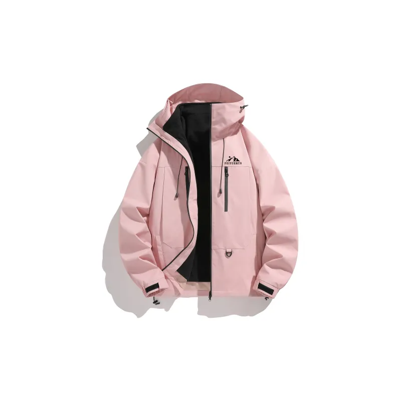 Feiyue Water-Resistant Windproof Warm Water-Repellent Windbreaker Jacket Unisex-10