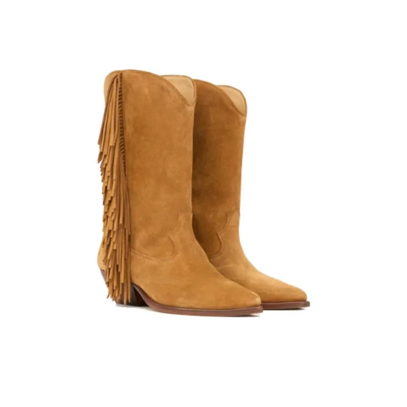 ISABEL MARANT Duerto Ankle Boots Women's Brown-2