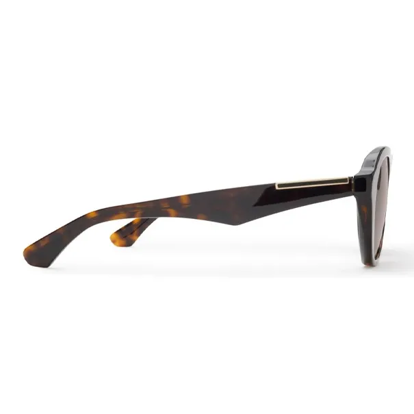 Burberry Acetate Metal Irregular Shape Sunglasses Unisex Tortoiseshell-1