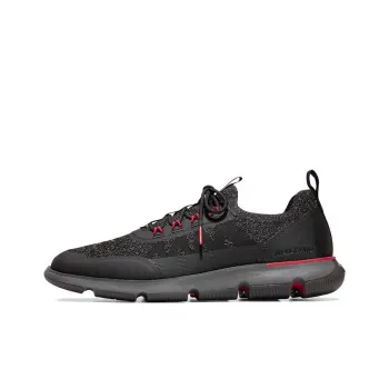 COLE HAAN 4.ZERØGRAND Low Top Casual Shoes Men's Black Red