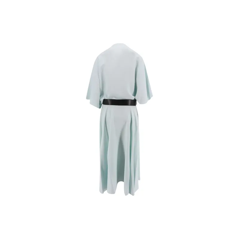 Alaia Draped Belted Dress-1
