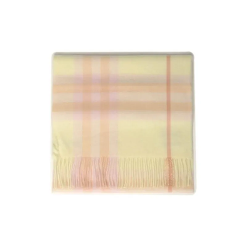 Burberry Cashmere Knit Scarves Women's Pink-1