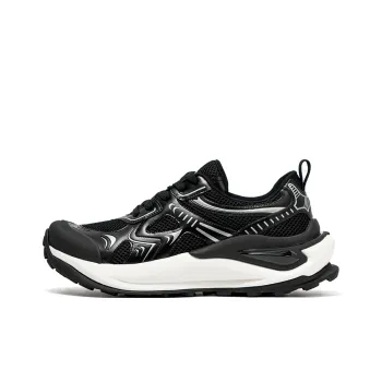 XIE SHE Cushioning Breathable Lightweight Low Top Chunky Sneakers Men's Black