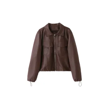 Yi Mengyuan Leather Jacket Women's