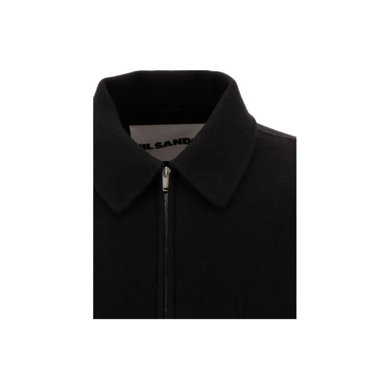 JIL SANDER + Relaxed Fit Zip Up Jacket-5