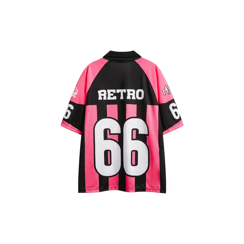Columtomy T-Shirt Unisex 1Pink Black Patchwork-1