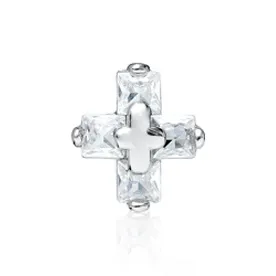 GUDUD Alloy Stud Earrings Men's